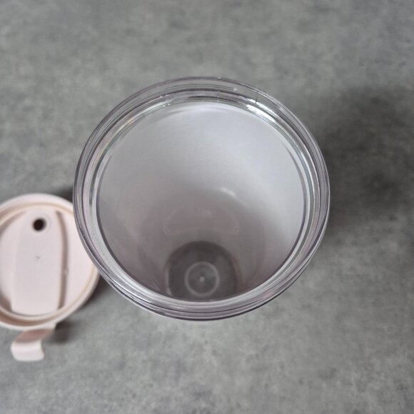 Kate Spade New York Heart Knot Thermal Travel Mug Pink Pearl 16oz - Picture 8 of 9